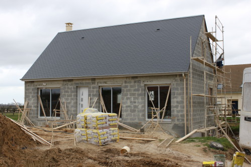 Ravalement de façade, enduit à Chavaroux