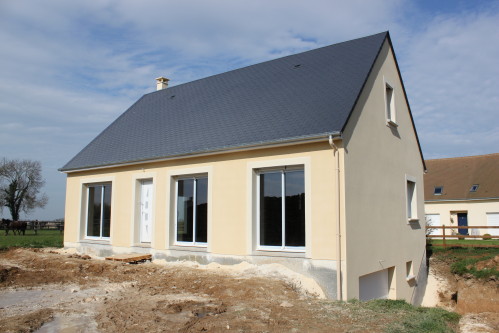 Ravalement de façade, enduit à Saint-Genès-Champespe